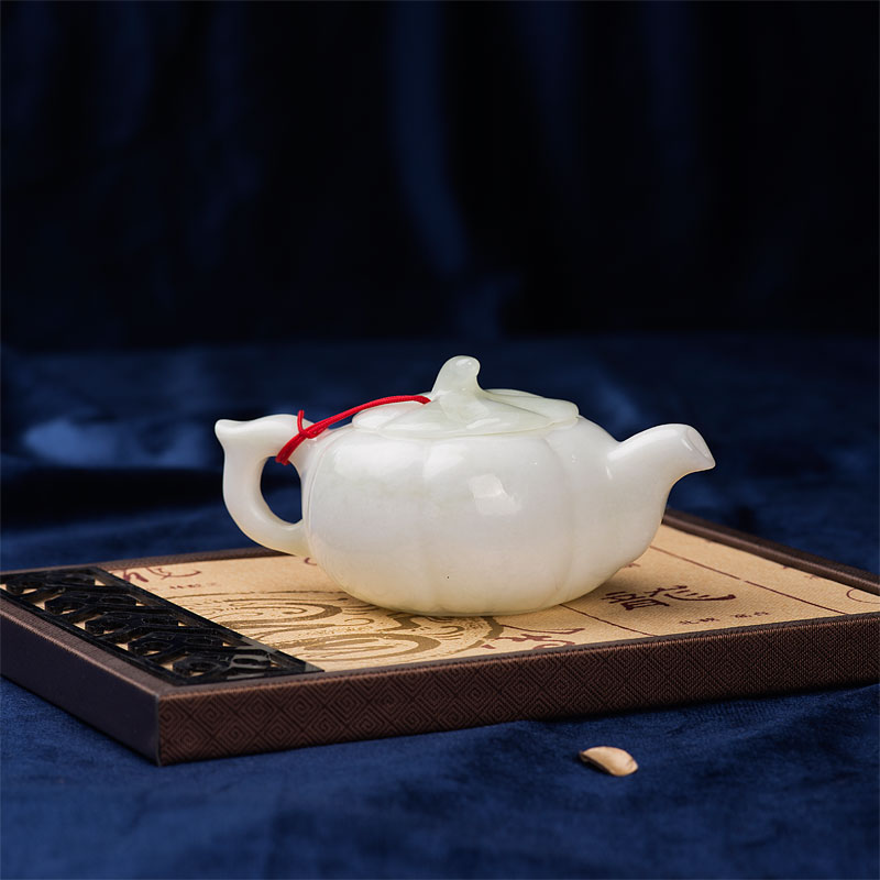 玉石茶壶-文玩茶