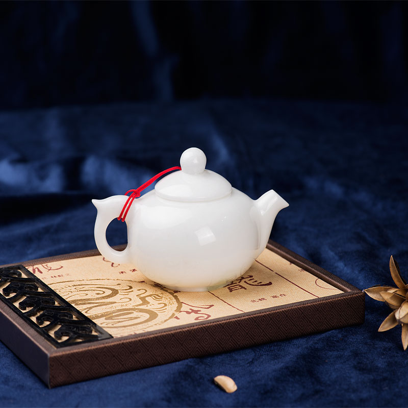 玉器礼品茶壶-文